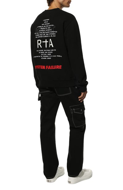 Хлопковый свитшот RTA, арт. MS22-A213-0033BSSFE, фото 2