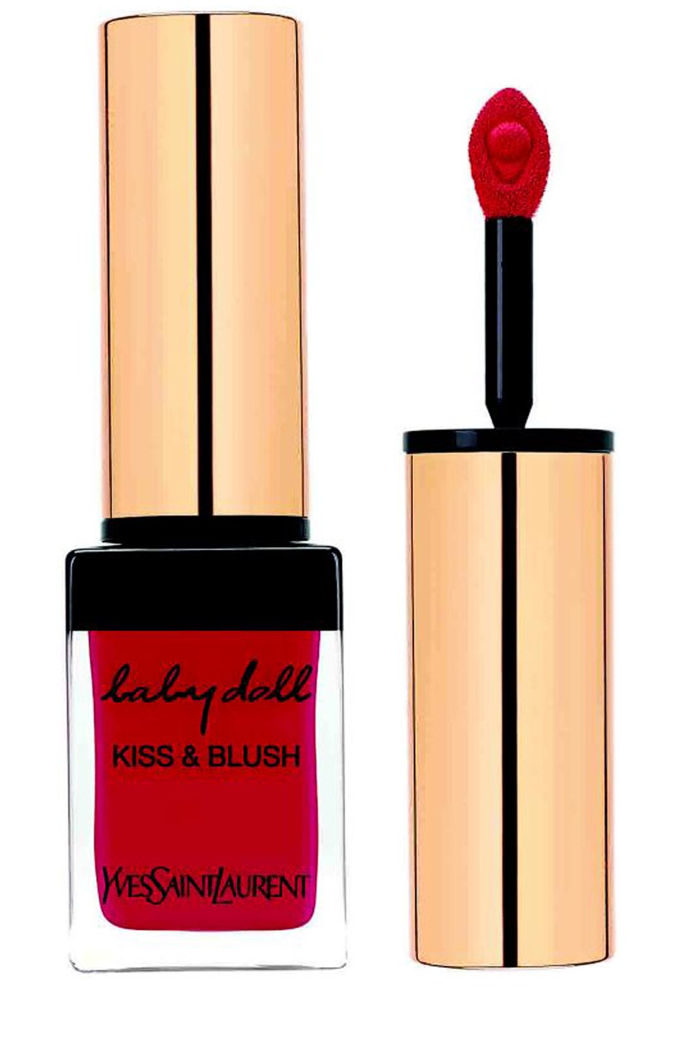 Блеск для губ и румяна baby doll kiss & blush 06 rouge libertine YSL, арт. 3365440738263, фото 1
