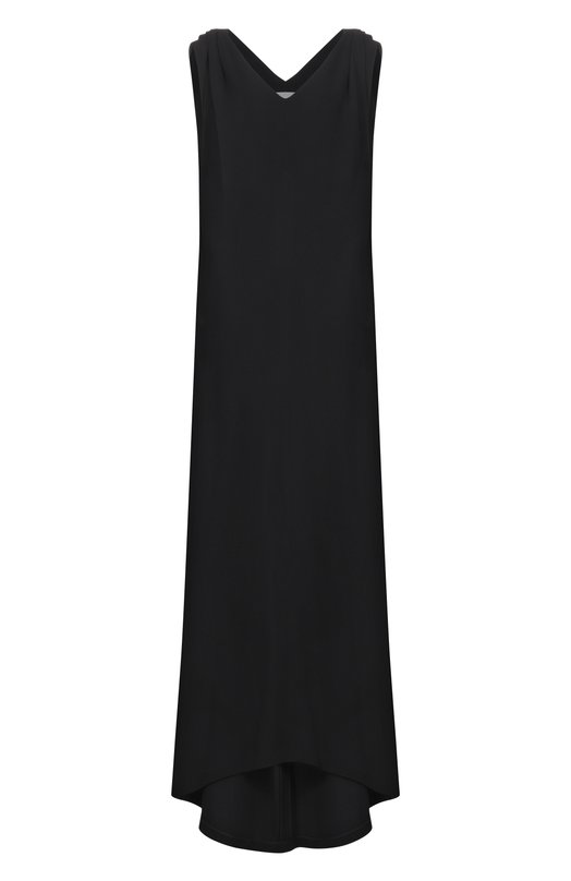 Платье из шелка и шерсти Balenciaga 872518/TUT14 Чёрный 872518/TUT14