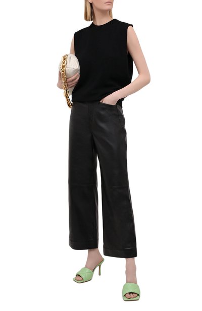 Кожаные мюли bv rubber lido BOTTEGA VENETA, арт. 639943/VBP30, фото 2