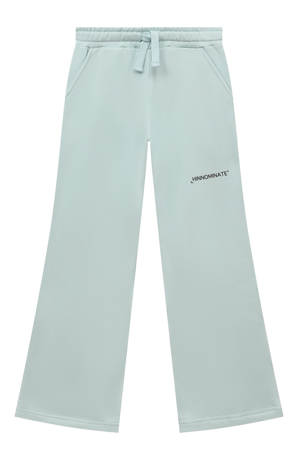 Хлопковые брюки HINNOMINATE голубого цвета по цене 11300 руб., арт. HKW2/3641PF0061, фото 1 Хлопковые брюки HINNOMINATE, арт. HKW2/3641PF0061, фото 1