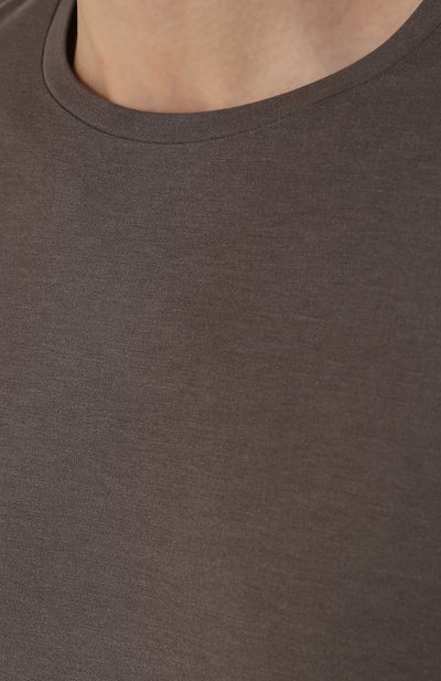 Футболка из шелка и хлопка LORO PIANA, арт. FAF6128, фото 5