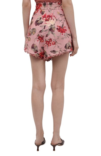 Льняные шорты ZIMMERMANN, арт. 1477ACAS, фото 4