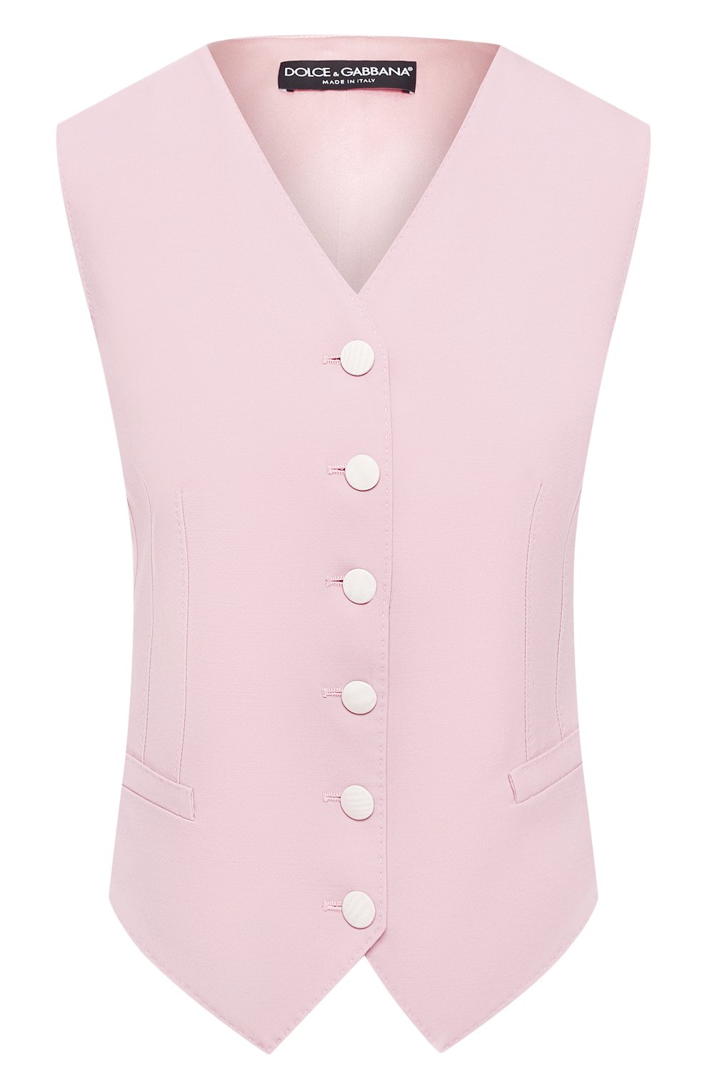Жилет из смеси шерсти и шелка DOLCE & GABBANA, арт. F79H6T/FUBAJ, фото 1