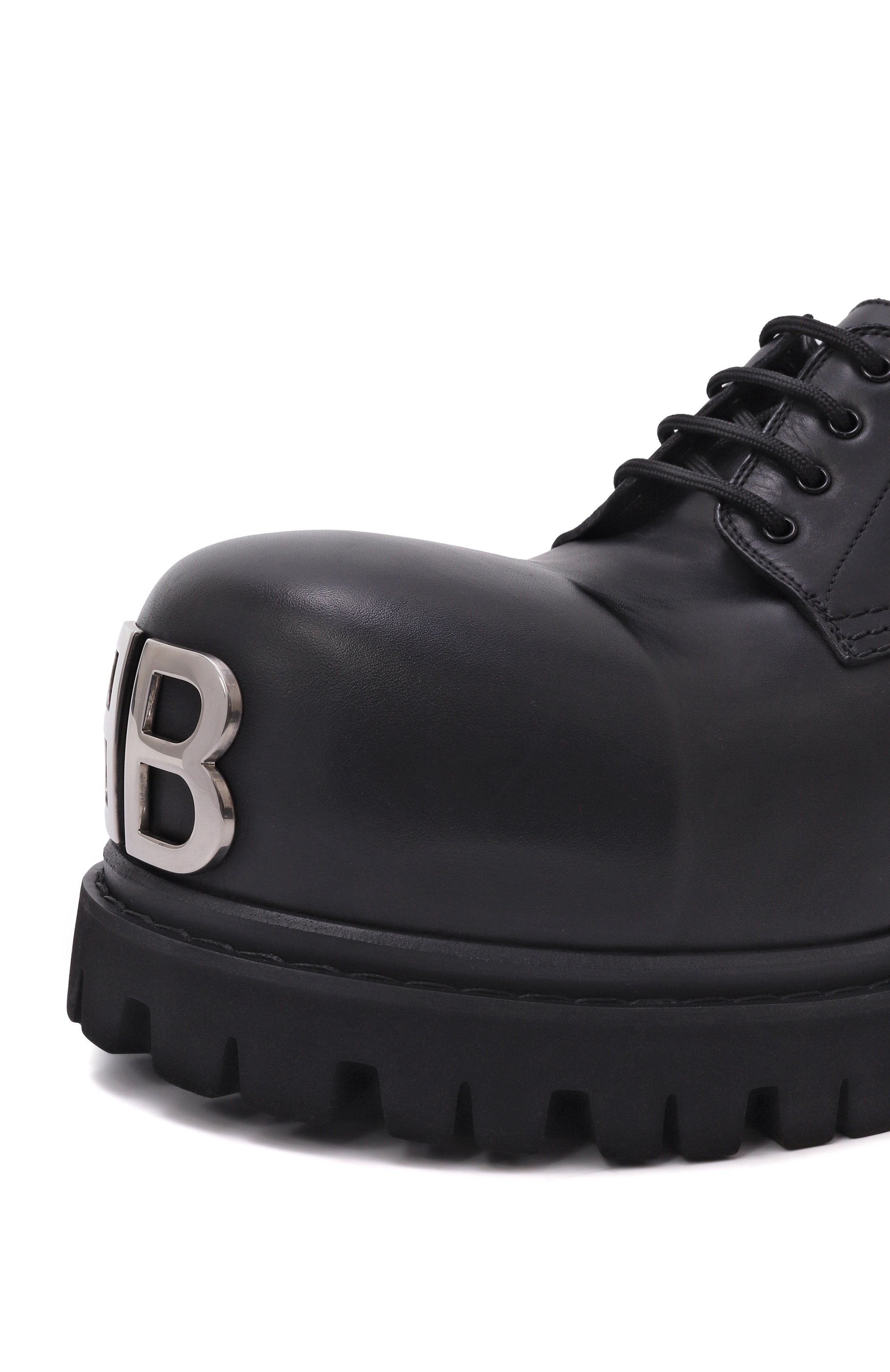 Кожаные дерби stomper BALENCIAGA, арт. 807326/WCDA0, фото 7