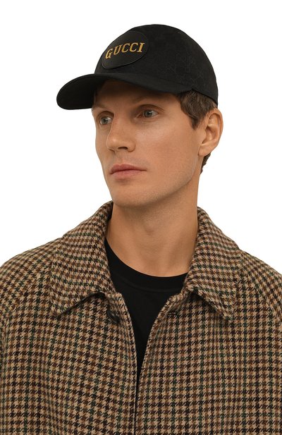 Бейсболка GUCCI черного цвета по цене 48960 руб., арт. 576253 4HG53, фото 2 Бейсболка GUCCI, арт. 576253 4HG53, фото 2