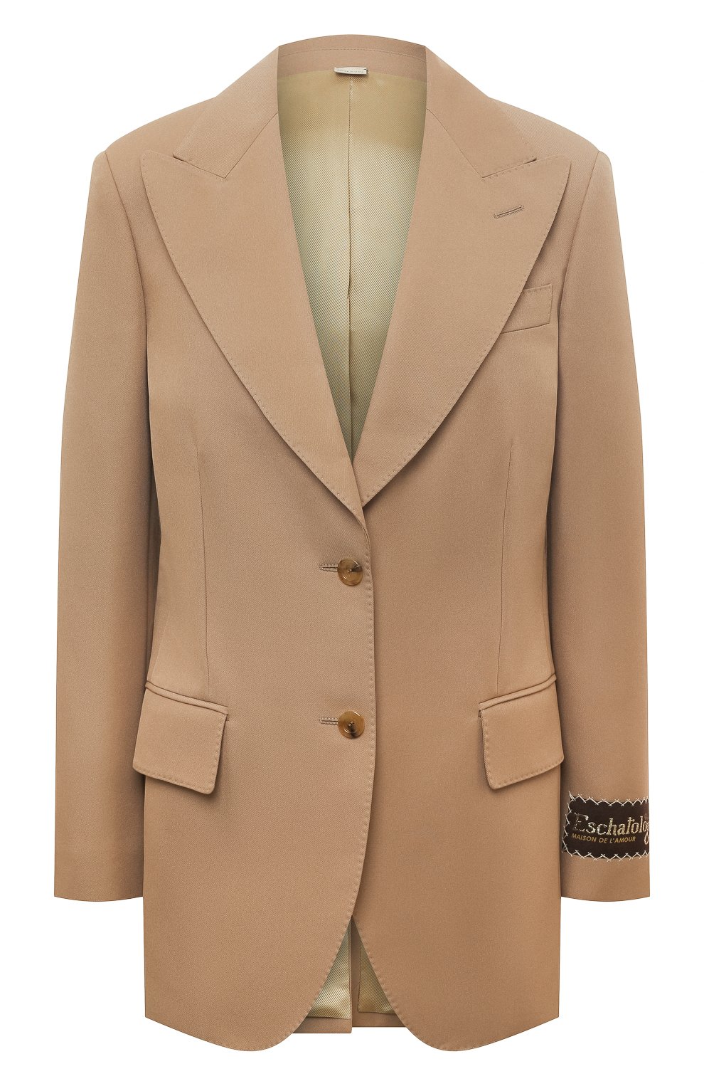 Жакет GUCCI бежевого цвета по цене 285120 руб., арт. 661699 Z713C, фото 1 Жакет GUCCI, арт. 661699 Z713C, фото 1