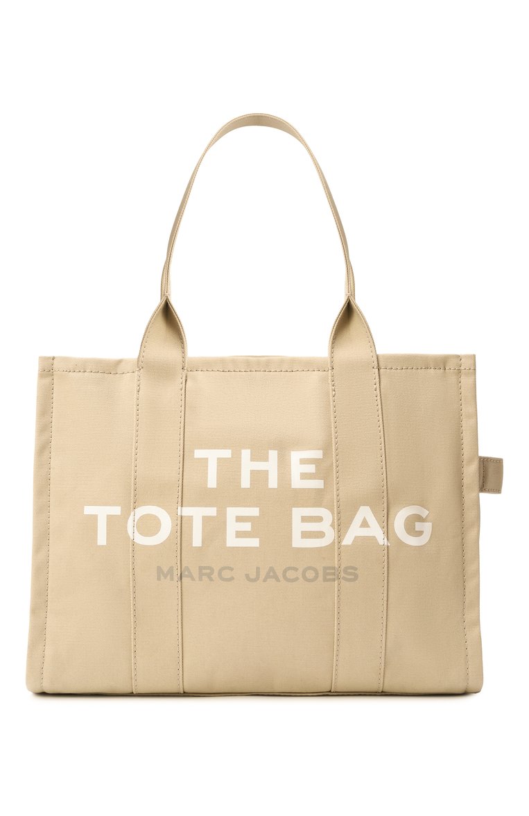 Женская сумка the tote bag large MARC JACOBS (THE) бежевого цвета, арт. M0016156 | Фото 1 (Материал: Текстиль; Размер: large; Сумки-технические: Сумки-шопперы)