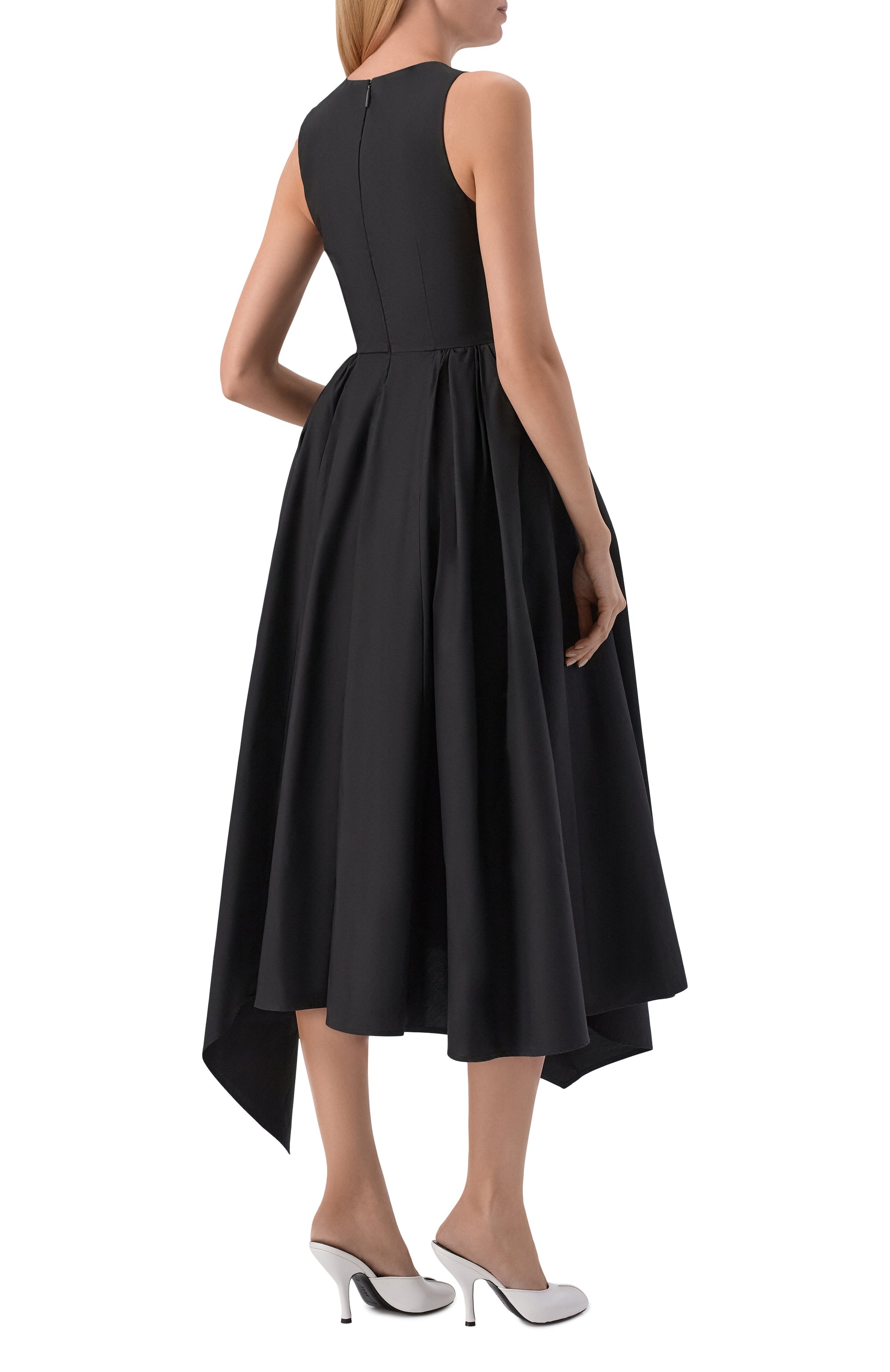 Хлопковое платье MSGM, арт. 4042MDA31 267112/267112, фото 3