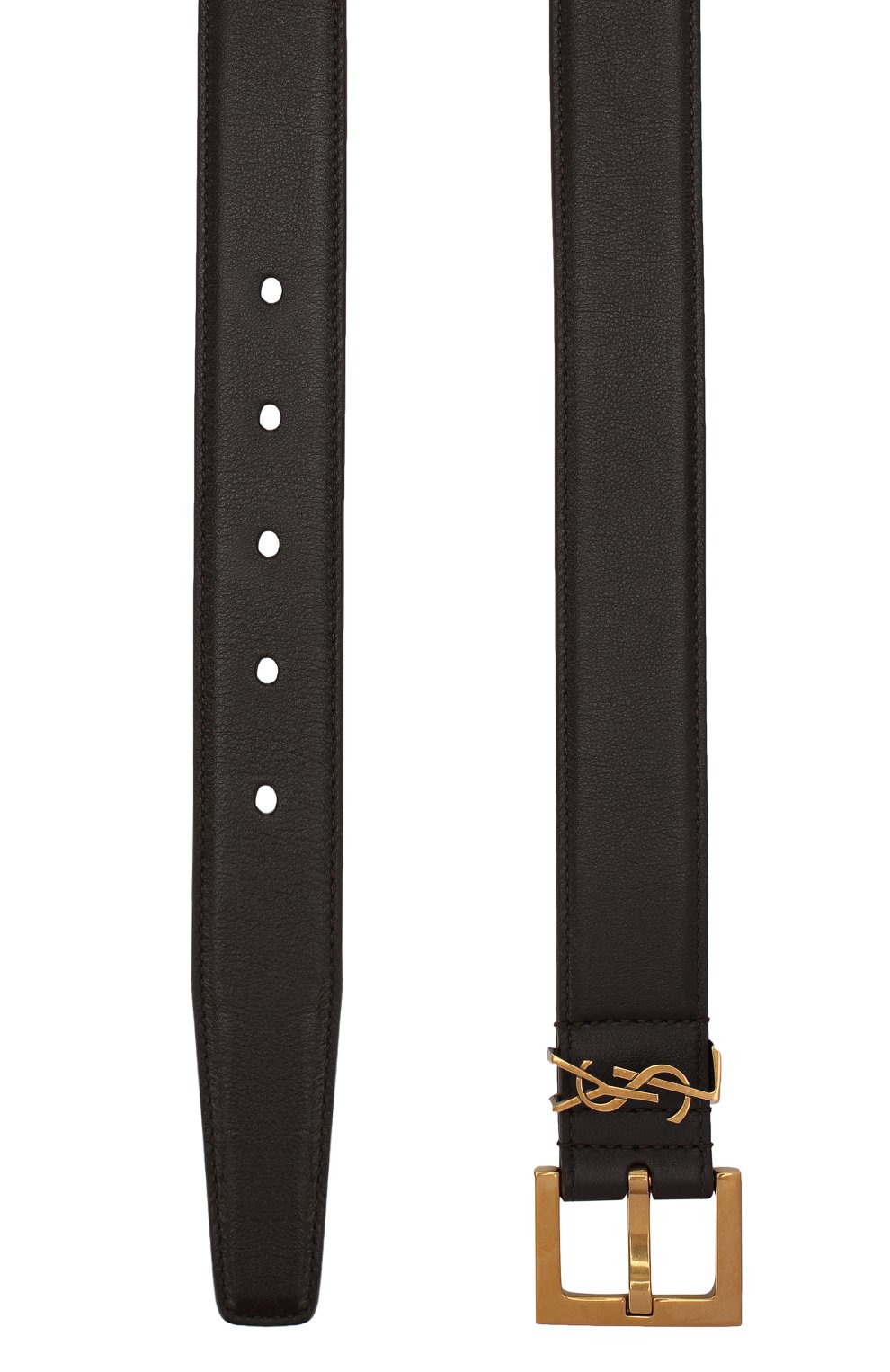 Кожаный ремень SAINT LAURENT, арт. 558088/B000W, фото 2