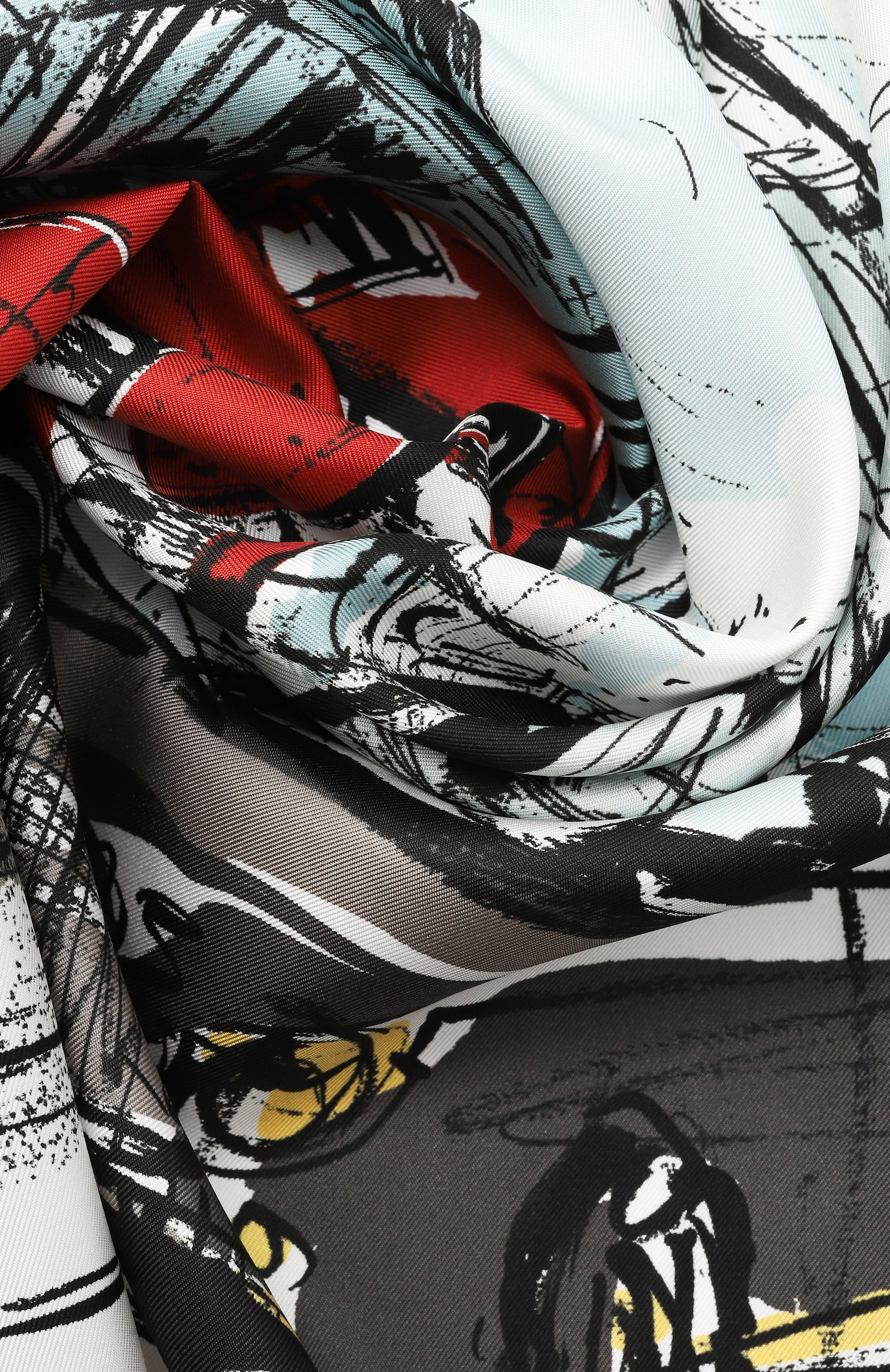 Шелковый платок BURBERRY, арт. 8102077, фото 3