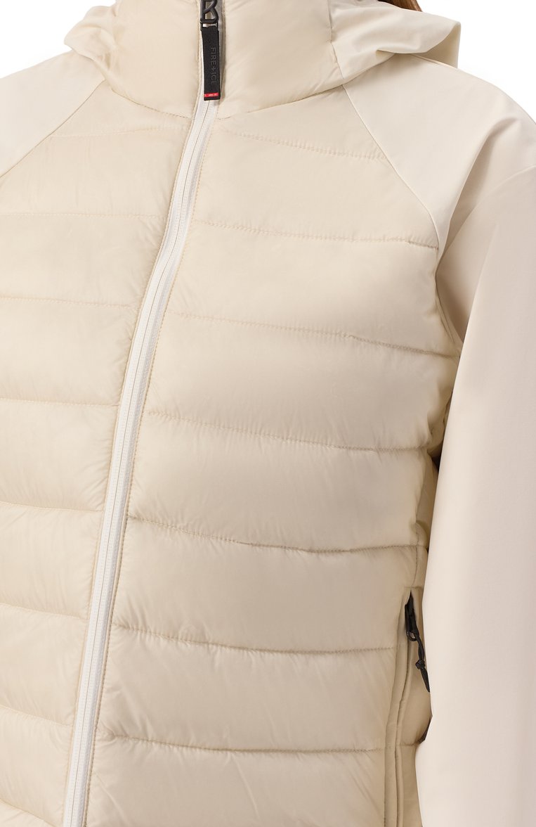 Женская утепленная куртка BOGNER FIRE+ICE кремового цвета, арт. 34538370 | Фото 5 (Длина (верхняя одежда): Короткие; Рукава: Длинные; Материал внешний: Синтетический материал; Кросс-КТ: Куртка, Утепленные; Стили: Спорт-шик)
