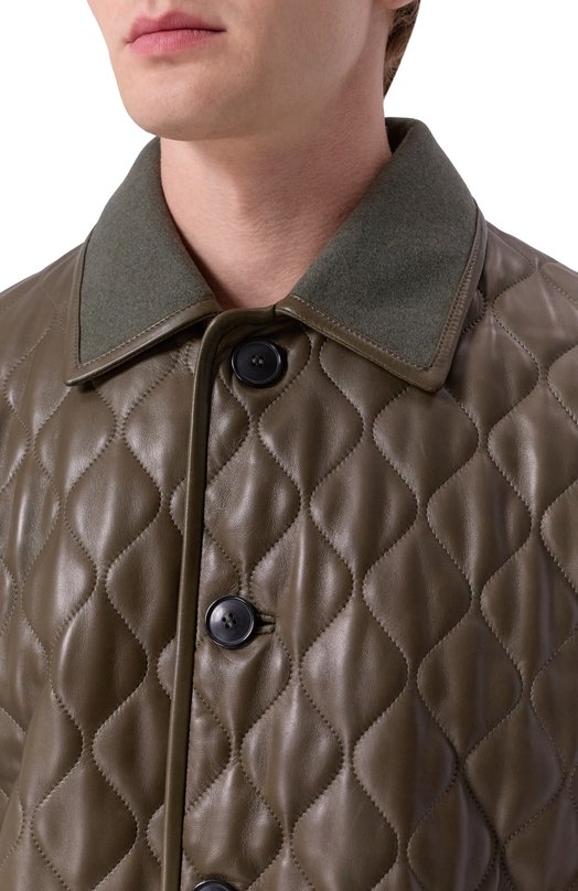 Кожаная куртка MVST M25.1PM.0002/PL0NGE Хаки  M25.1PM.0002/PL0NGE Фото 5