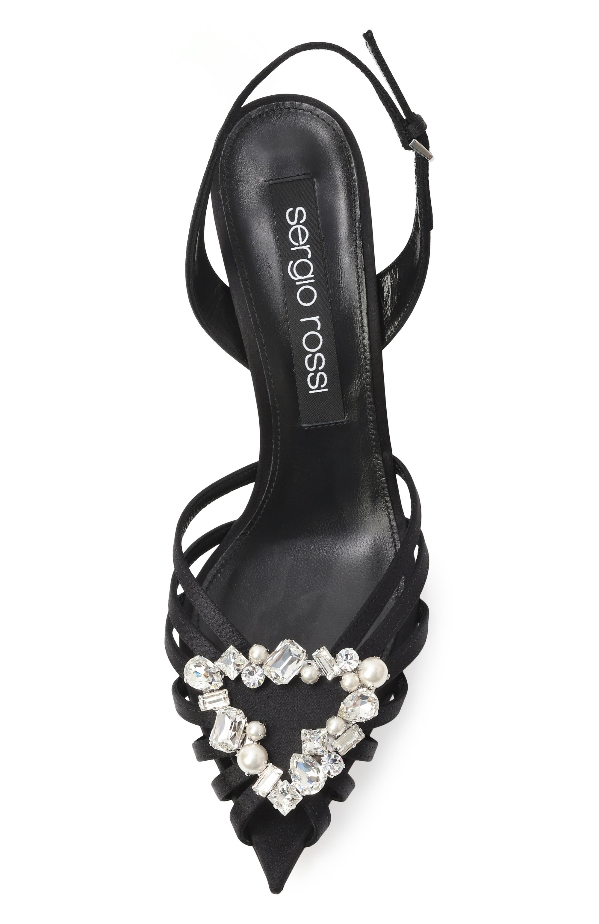 Текстильные босоножки sr godiva precious SERGIO ROSSI, арт. B13110/MTEZ02, фото 6