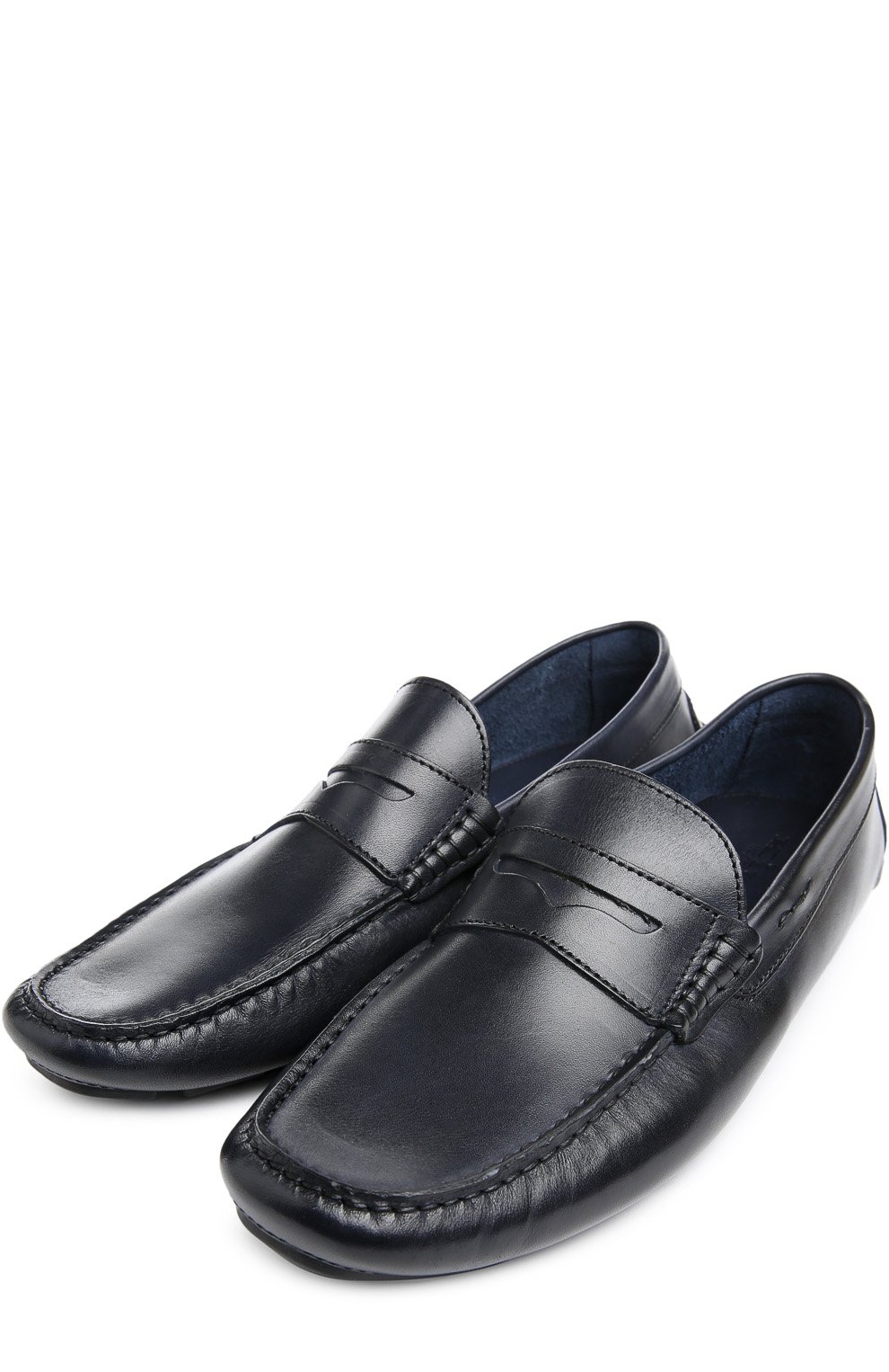 Кожаные мокасины с перемычкой KITON, арт. USSAIRT/N125, фото 2