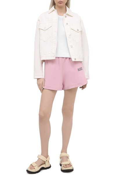 Хлопковые шорты GANNI, арт. T2924, фото 2