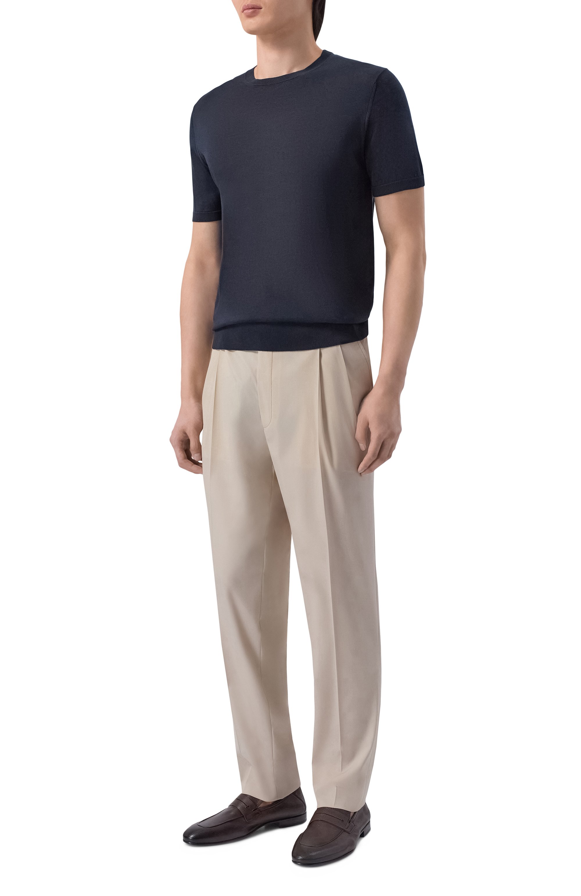 Шелковый джемпер CORNELIANI, арт. 27M901/2725107, фото 2