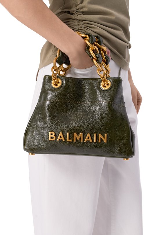 Сумка 1945 Soft small Balmain GN0FD871/LDAX Зелёный  GN0FD871/LDAX Фото 2