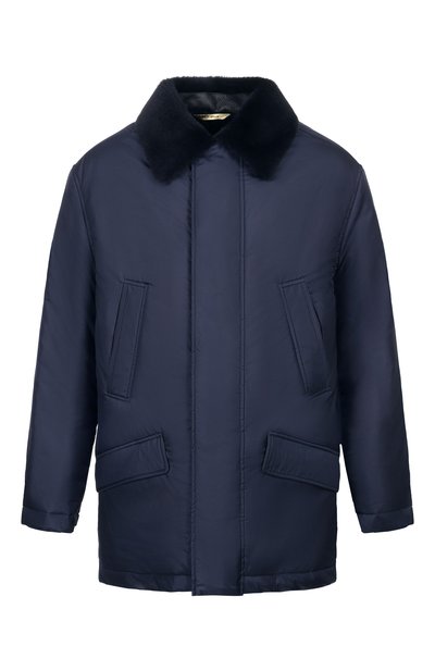 Мужской шелковая куртка с отделкой из овчины ZILLI, арт. ASEN00M0629VTSU00