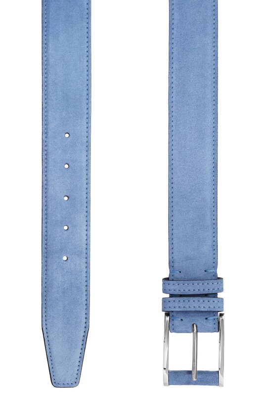 Замшевый ремень Kiton USC7140N00108 Голубой  USC7140N00108 Фото 3