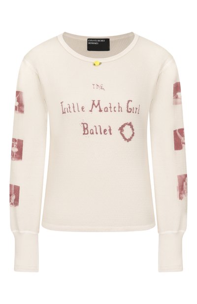 Женская хлопковый лонгслив ENFANTS RICHES DEPRIMES, арт. 120-569/C0TT0N/ELASTANE BLEND