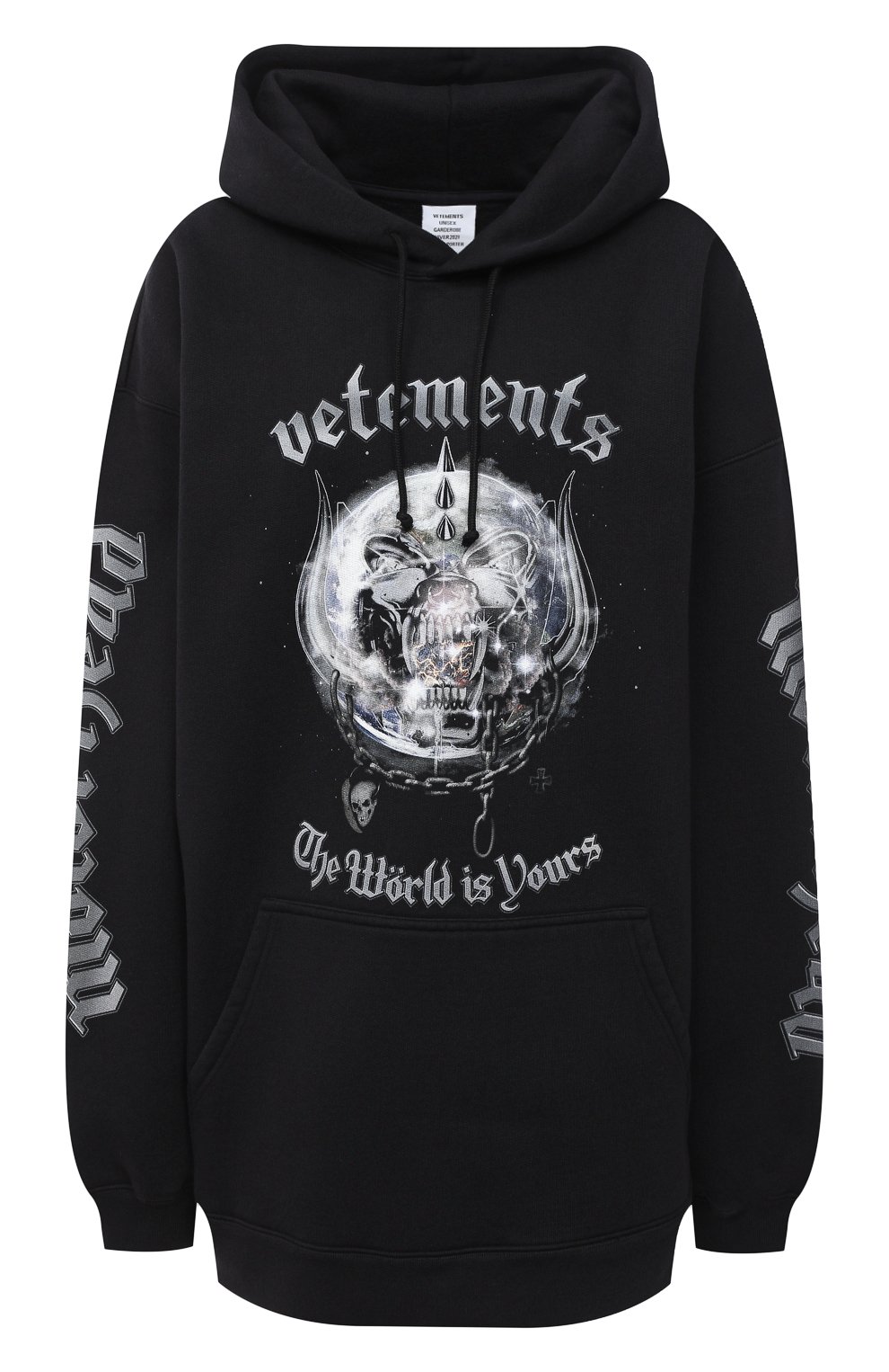 Хлопк овое худи VETEMENTS, арт. UAH21TR613 1605/W, фото 1