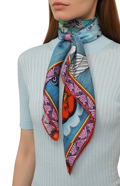 Шелковый платок суздаль GOURJI, арт. 91158537/449161172, фото 2