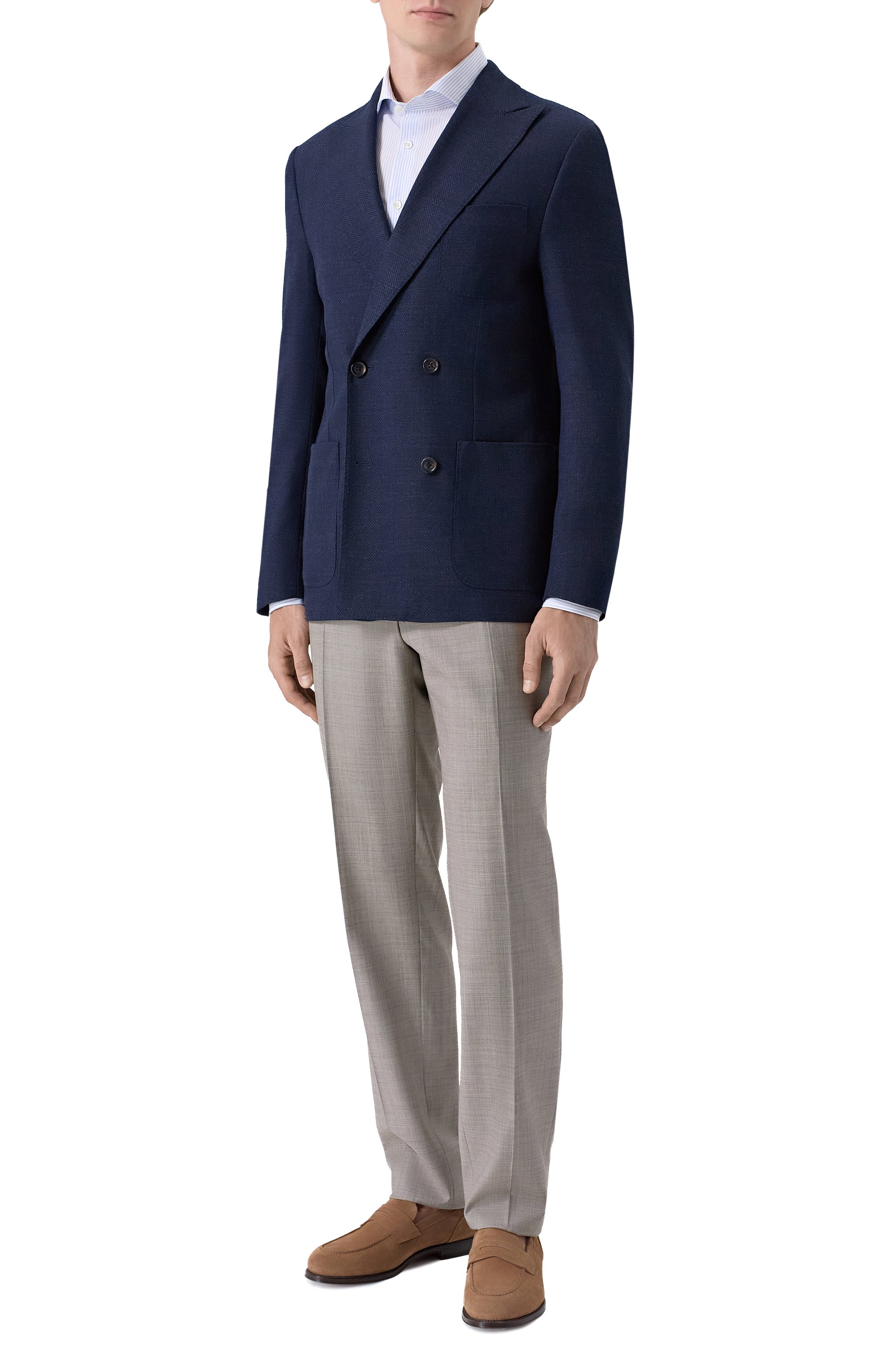 Хлопковая сорочка CORNELIANI, арт. 27P002/2711335, фото 2