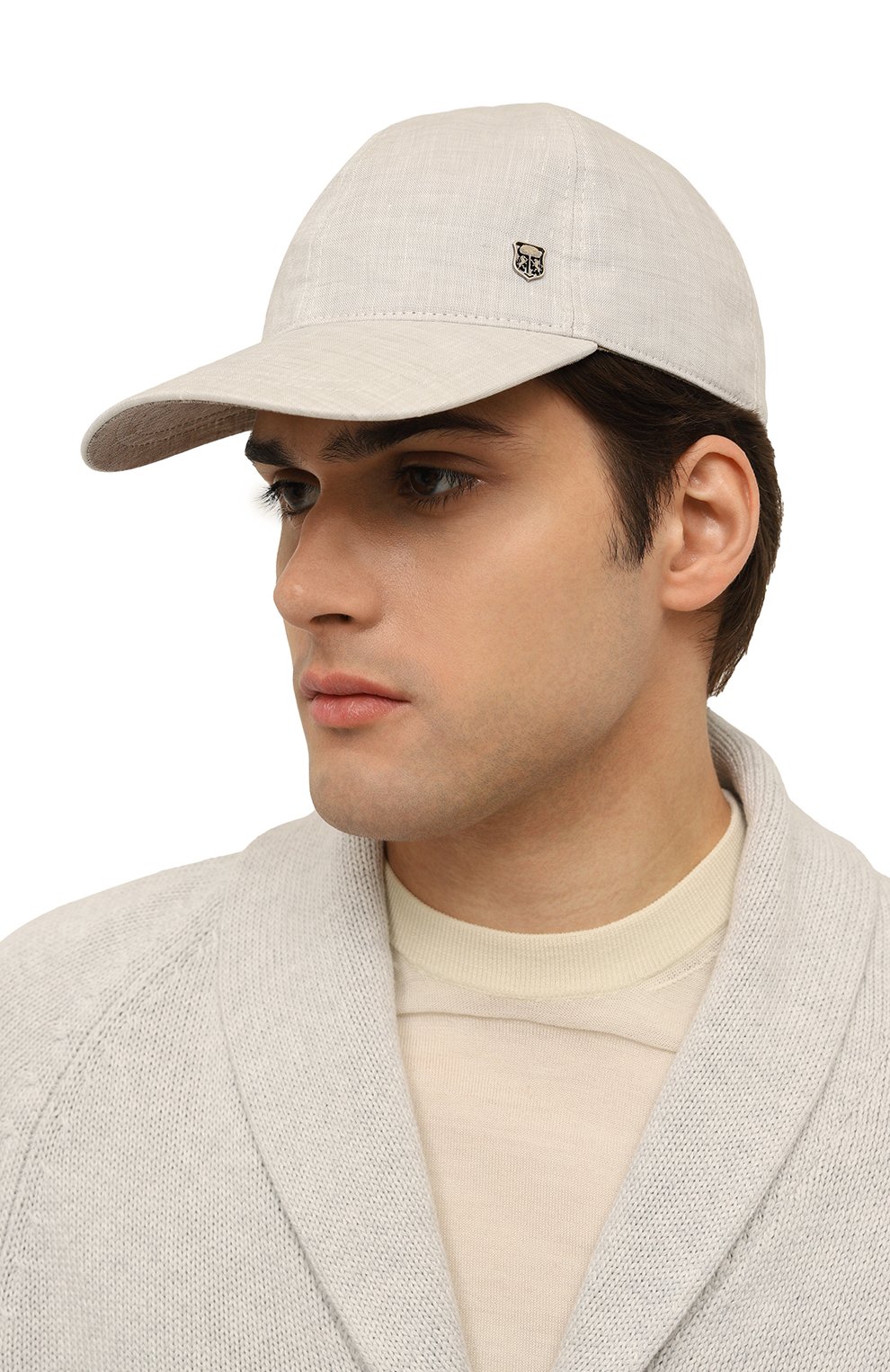 Льняная бейсболка CORNELIANI, арт. 930510-9329207, фото 2