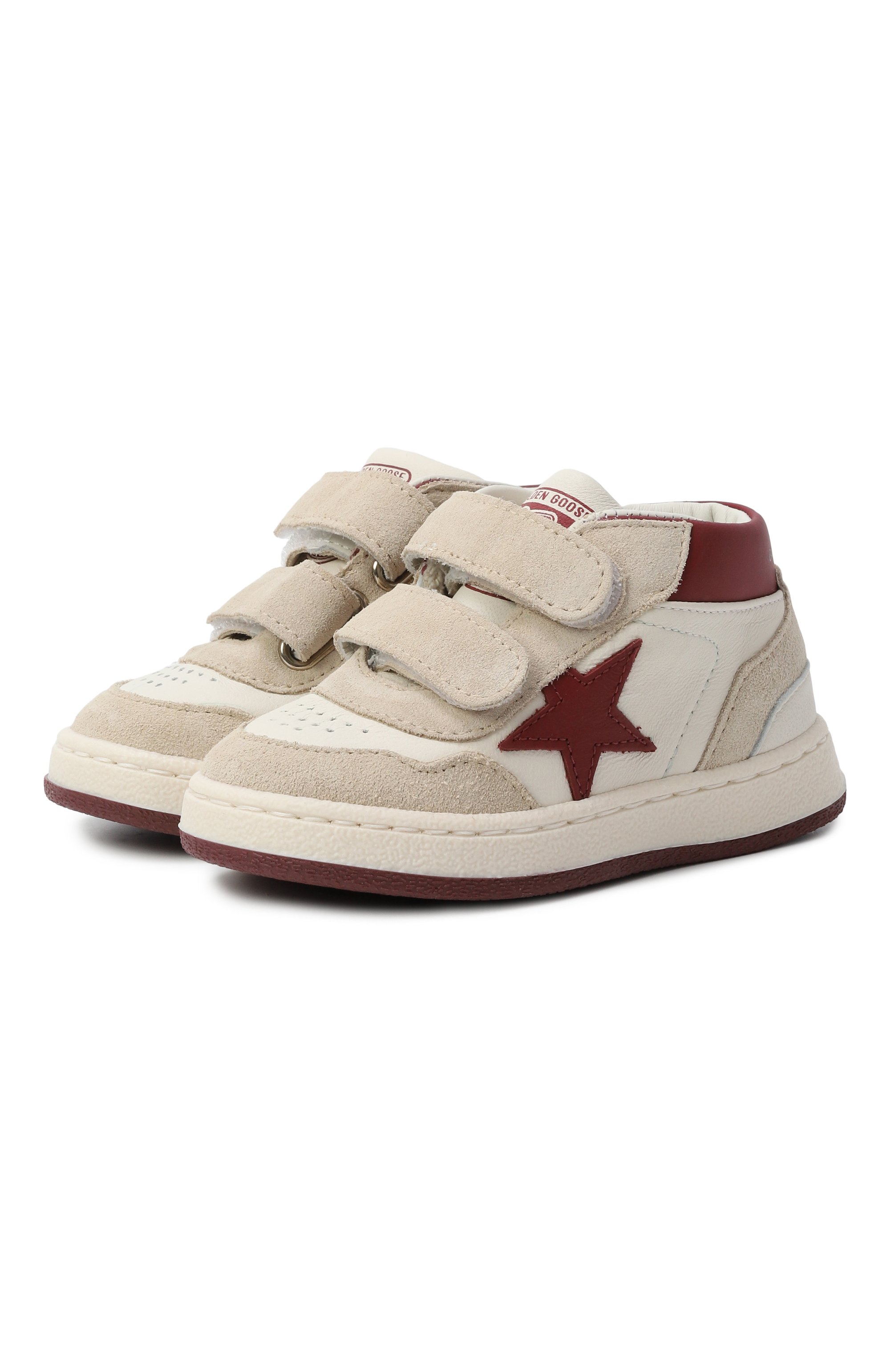 Кожаные кеды june GOLDEN GOOSE DELUXE BRAND, арт. GJF00773.F006747, фото 1