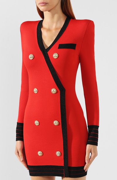 Платье из вискозы BALMAIN, арт. SF16287/K425, фото 3
