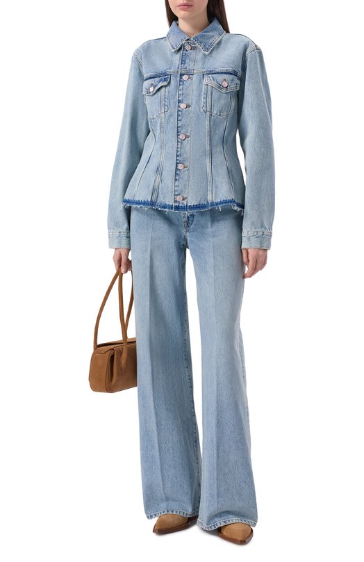 Джинсовая куртка 7 For All Mankind 7U7I0E35-3BX Голубой  7U7I0E35-3BX Фото 2