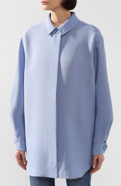 Рубашка из смеси шелка и хлопка JACQUEMUS, арт. 193SH06/15330, фото 3