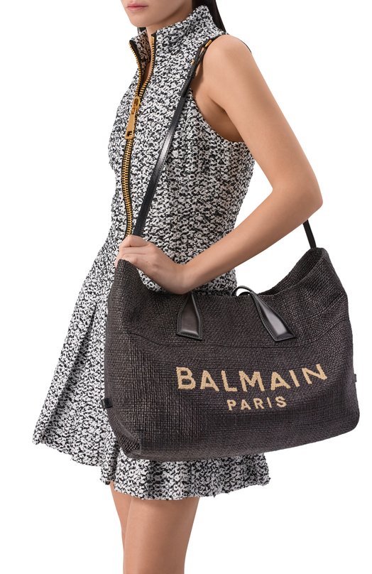 Сумка-тоут Track Balmain GN1FI015/TRAA Чёрный  GN1FI015/TRAA Фото 2