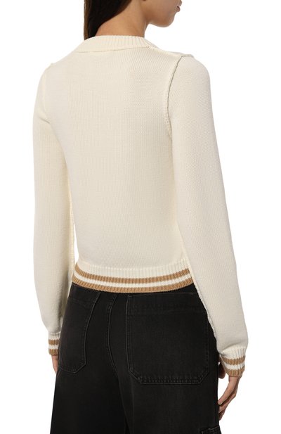 Шерстяной пуловер PALM ANGELS, арт. PWHE070F24KNI001, фото 4