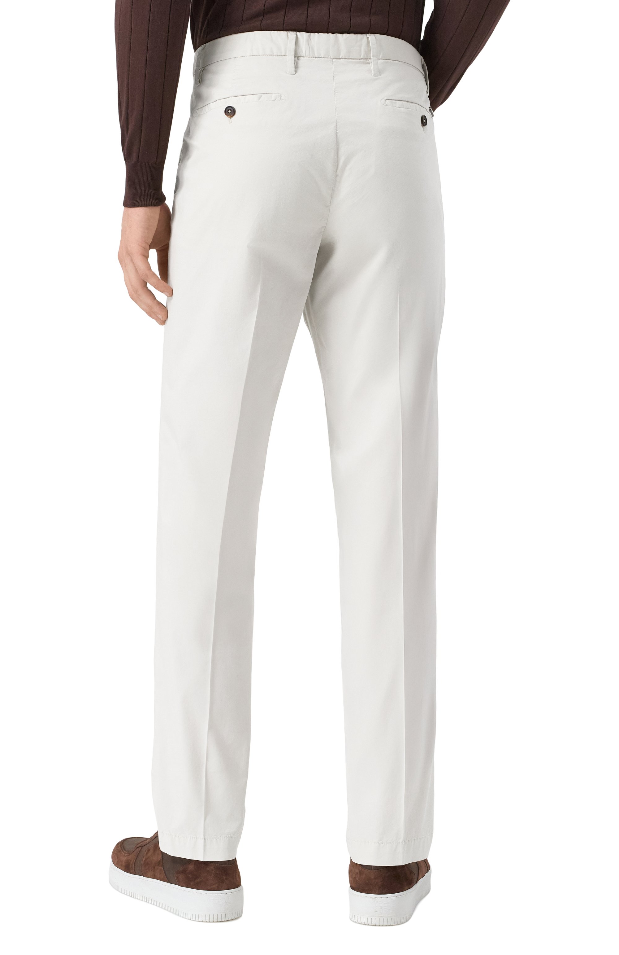 Брюки из лиоцелла и хлопка CORNELIANI, арт. 254ED6-2520127, фото 4