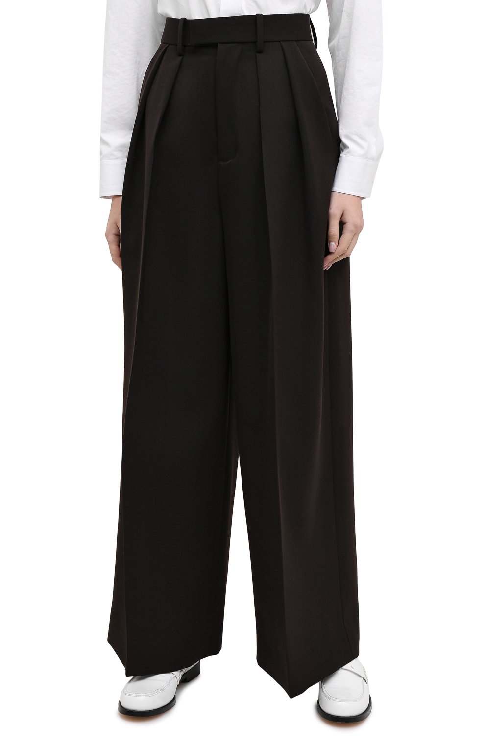 Шерстяные брюки BOTTEGA VENETA, арт. 627591/VKIS0, фото 3