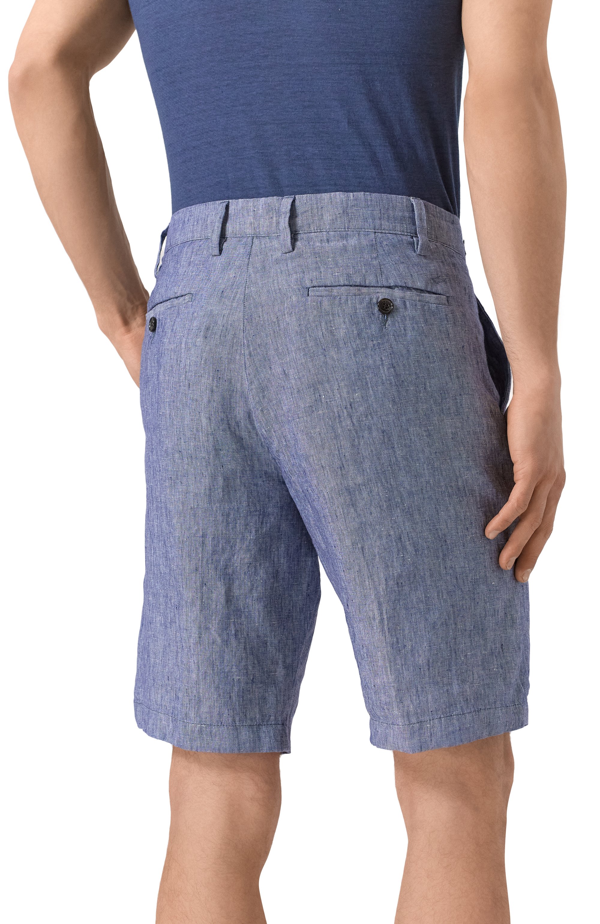 Льняные шорты PAUL&SHARK, арт. 25414042, фото 4