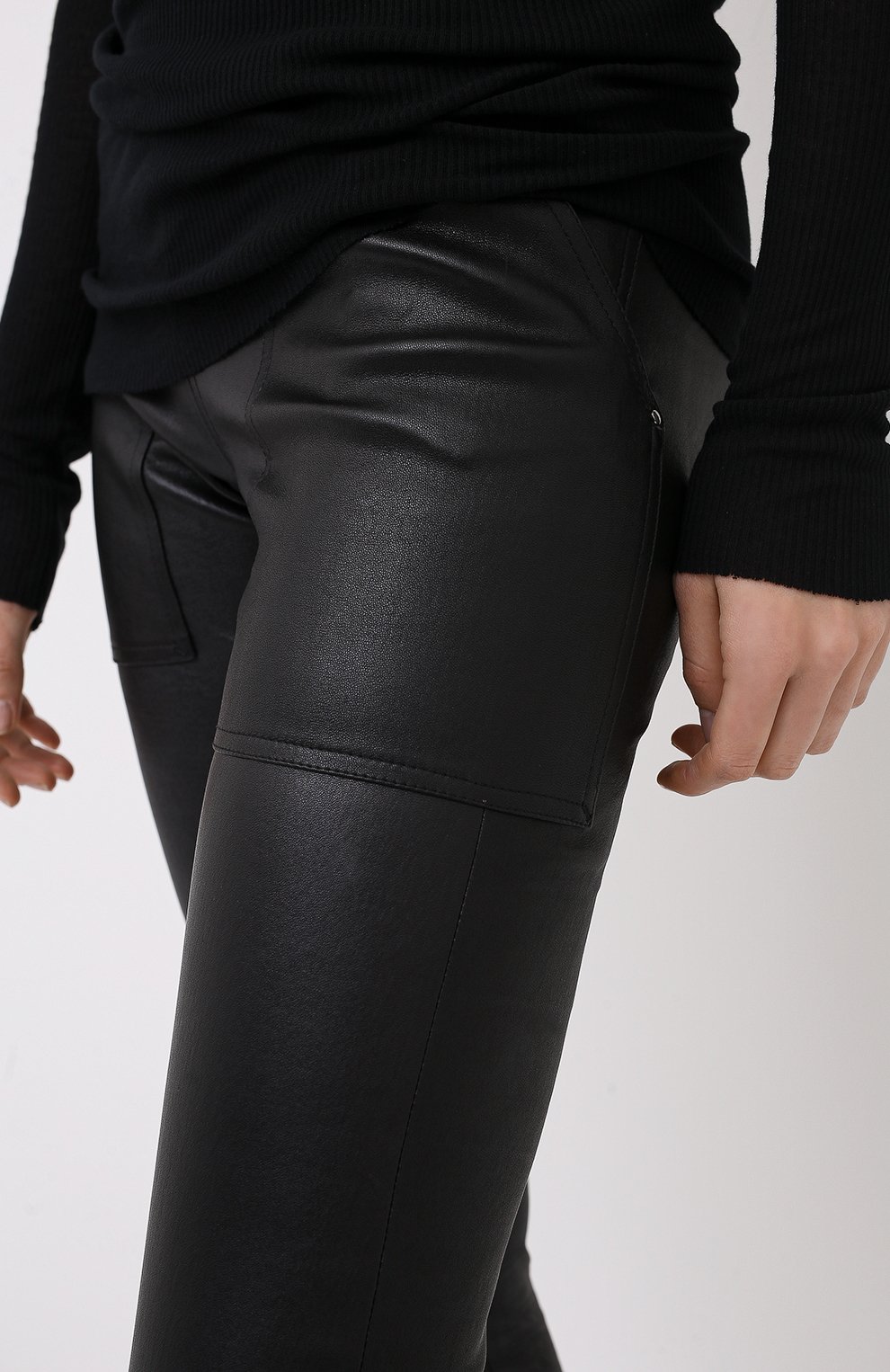 Брюки RICK OWENS черного цвета по цене 155500 руб., арт. RP20F2319/LS, фото 5 Брюки RICK OWENS, арт. RP20F2319/LS, фото 5