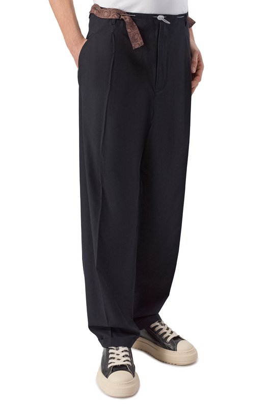 Хлопковые брюки Magliano MGSS26PA05012 Чёрный  MGSS26PA05012 Фото 3
