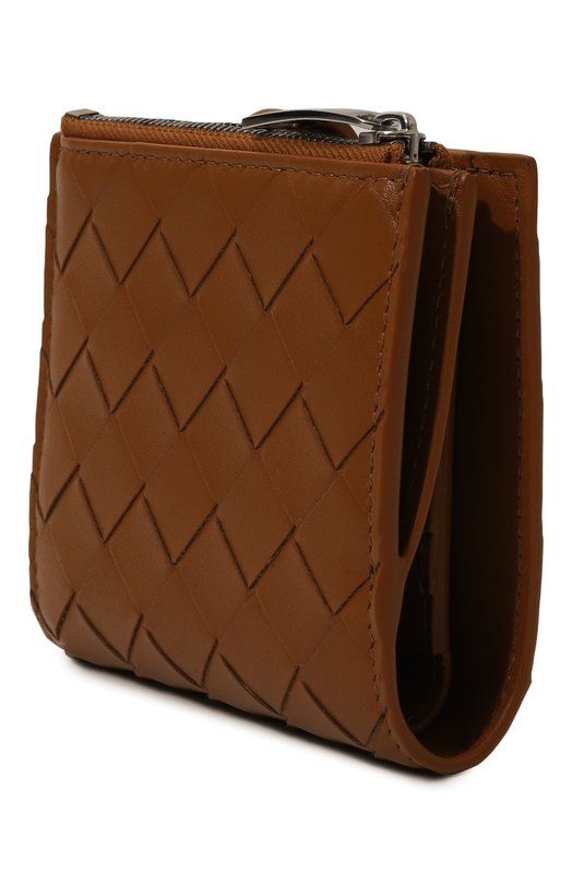 Кожаное портмоне Bottega Veneta 600270/V48A1 Коричневый  600270/V48A1 Фото 2