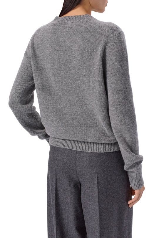 Свитер из шерсти и кашемира Burberry 8104884 Серый  8104884 Фото 4