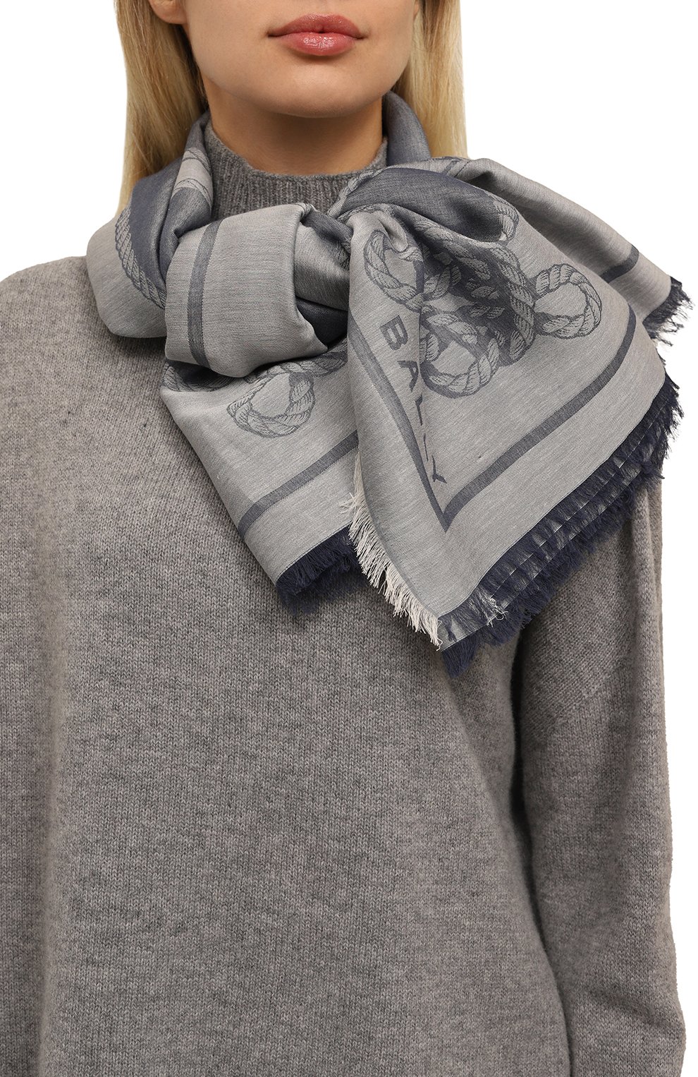 Хлопковая шаль BALLY, арт. WSC030, фото 2