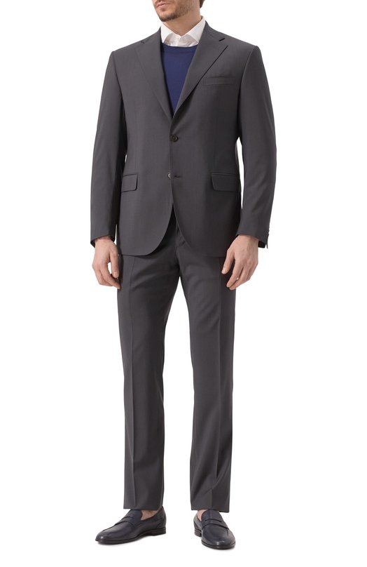Шерстяной костюм Corneliani 256008-2518563_SET Серый  256008-2518563_SET Фото 2