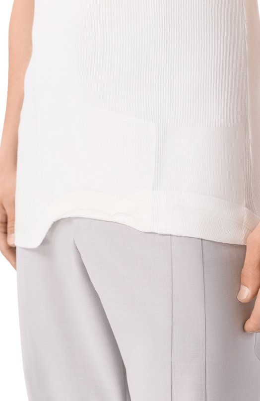 Хлопковая майка Maison Margiela S67NL0031/M20202 Белый  S67NL0031/M20202 Фото 5