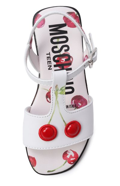Кожаные сандалии MOSCHINO, арт. 83004/VAR1_001, фото 4