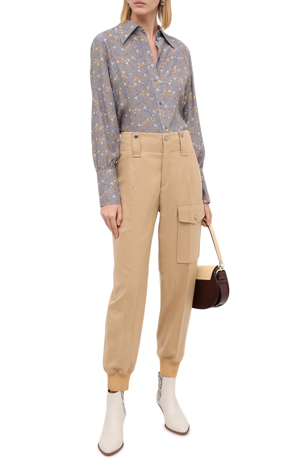 Шерстяные джоггеры CHLOÉ, арт. CHC20APA51161, фото 3