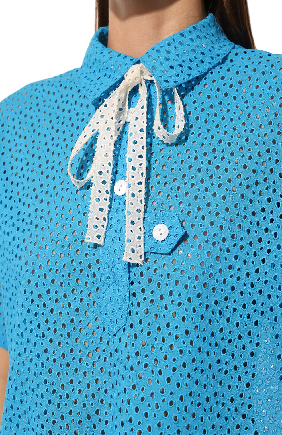 Хлопковая блузка VIKA GAZINSKAYA, арт. S23-12203-400, фото 5