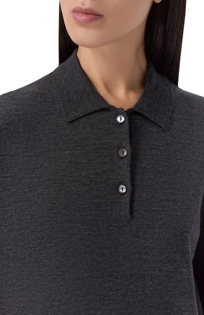 Поло из шерсти и кашемира P.A.R.O.S.H., арт. D540899/LIME26, фото 5