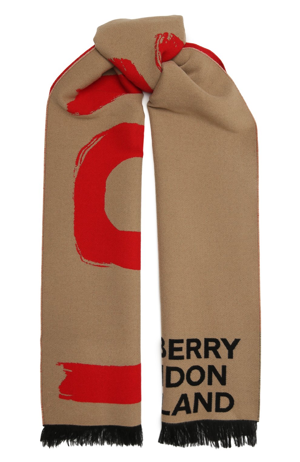 Шерстяной шарф BURBERRY, арт. 8037534, фото 1